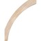 Ekena Millwork 5 1/2"W x 28"D x 36"H Thorton Smooth Knee Brace, Douglas Fir BRC06X28X36THR00SDF - alternate 3